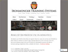 Tablet Screenshot of ironmongertraining.com